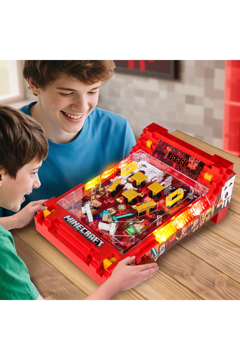 Arcade Pinball, Nether, Lights & Sounds Tabletop Game, Kids 6+, Alternate, color, Multicolored