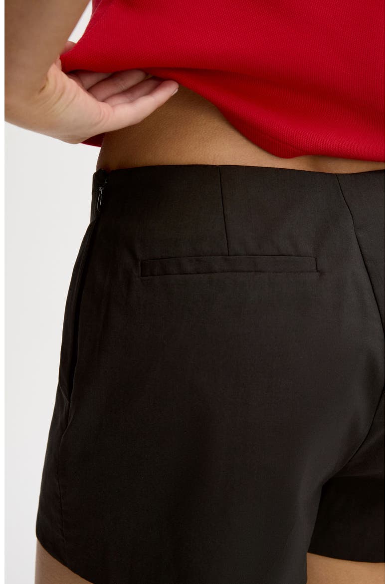 Front Seam Shorts, Alternate, color, TRUE BLACK