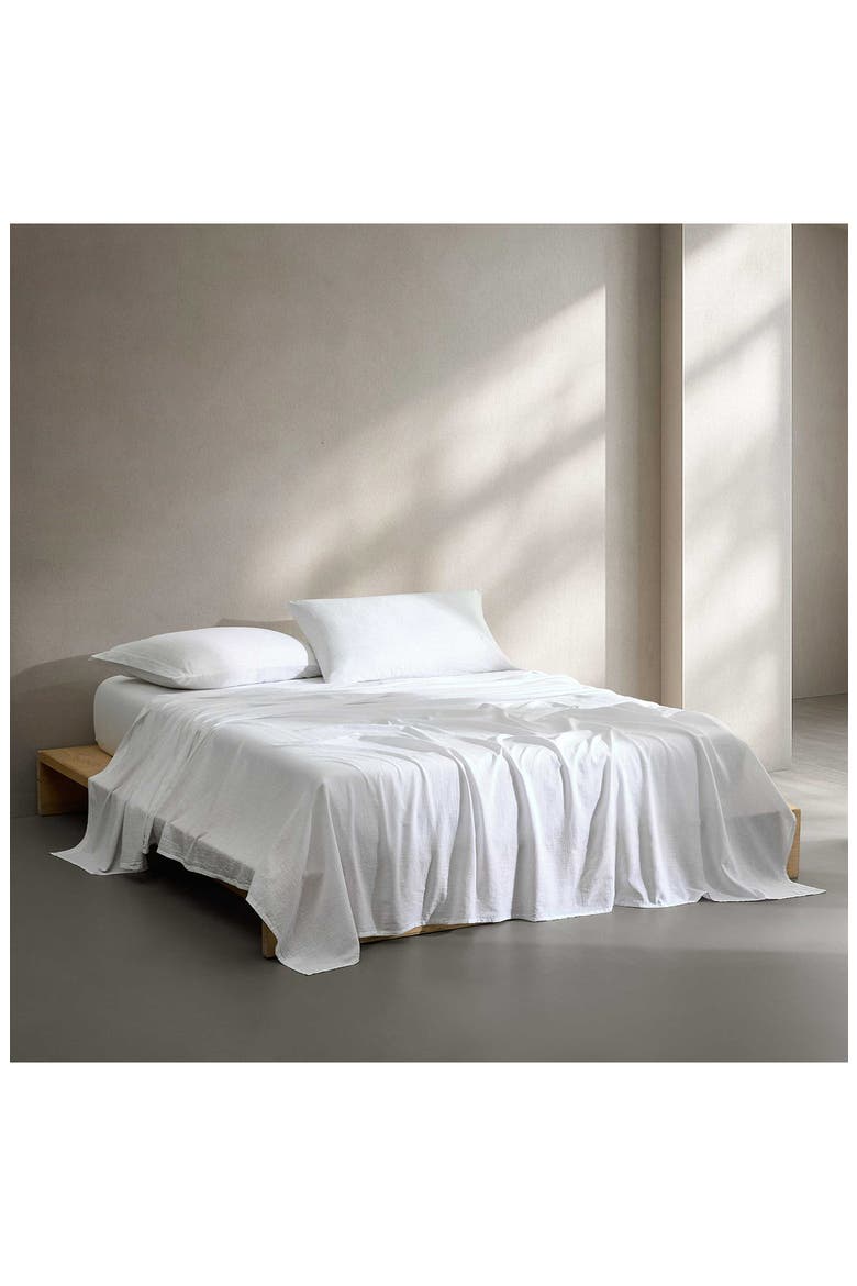 Soho Cotton Sheet Set, Alternate, color, WHITE