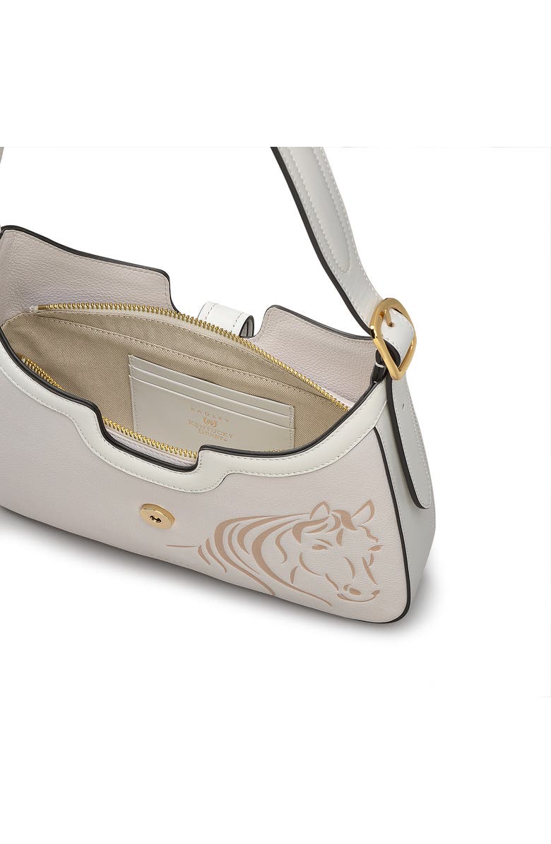 Radley Kentucky Derby SS25 Medium Ziptop Shoulder Bag, Alternate, color, Chalk