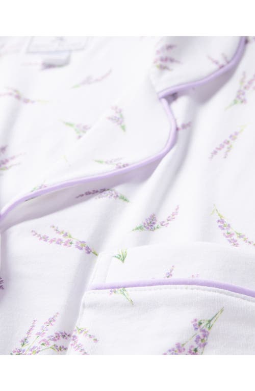 Petite Plume Luxe Pima Cotton Pajamas In Brown