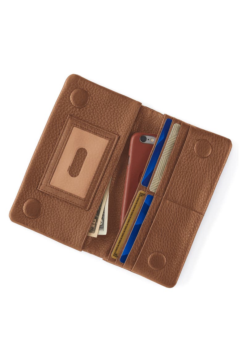 Lumen Leather Bifold Wallet, Alternate, color, TIMBER BROWN