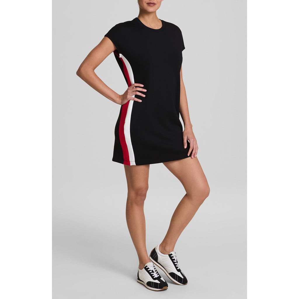 SPANX® AirEssentials Colorblock Minidress in Very Black/Red at Nordstrom Rack, Size Small