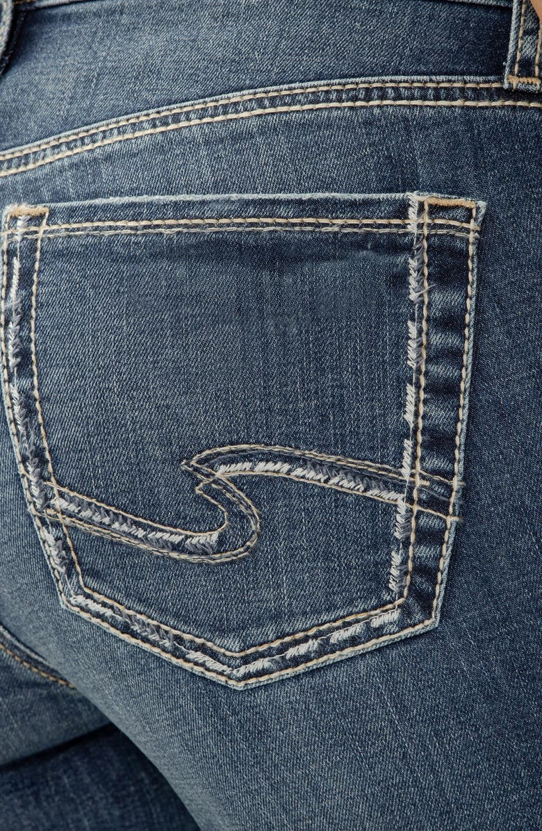 Silver Jeans Co. Elyse Capri Jeans, Alternate, color, Beverly