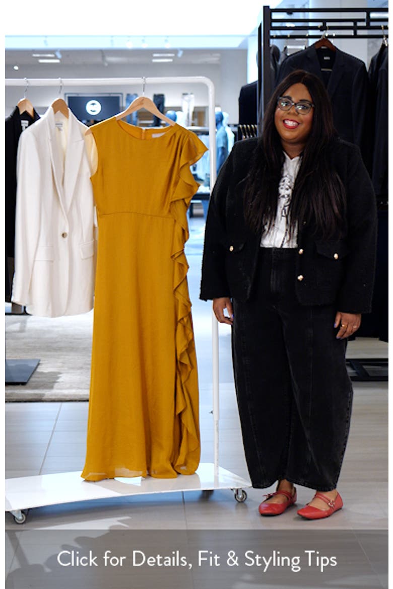 Asymmetric Ruffle A-Line Dress video