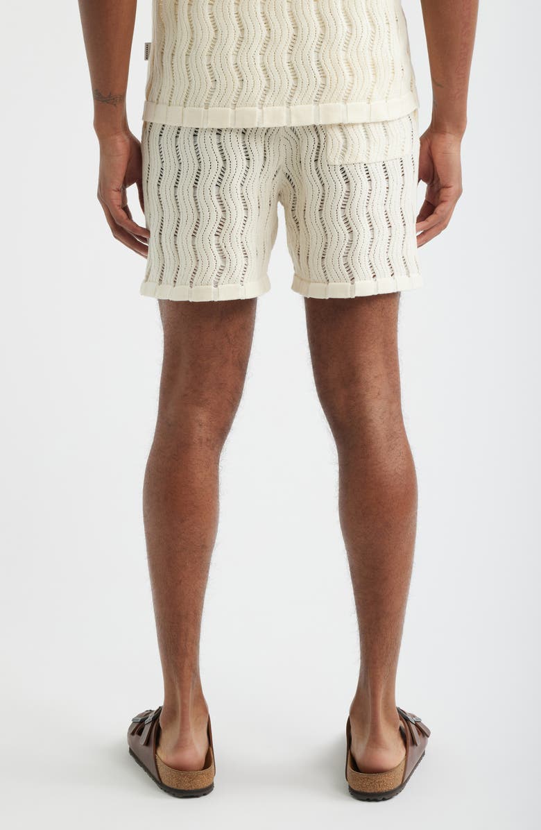 MAVRANS Oceanside Knit Drawstring Shorts, Alternate, color, Beige