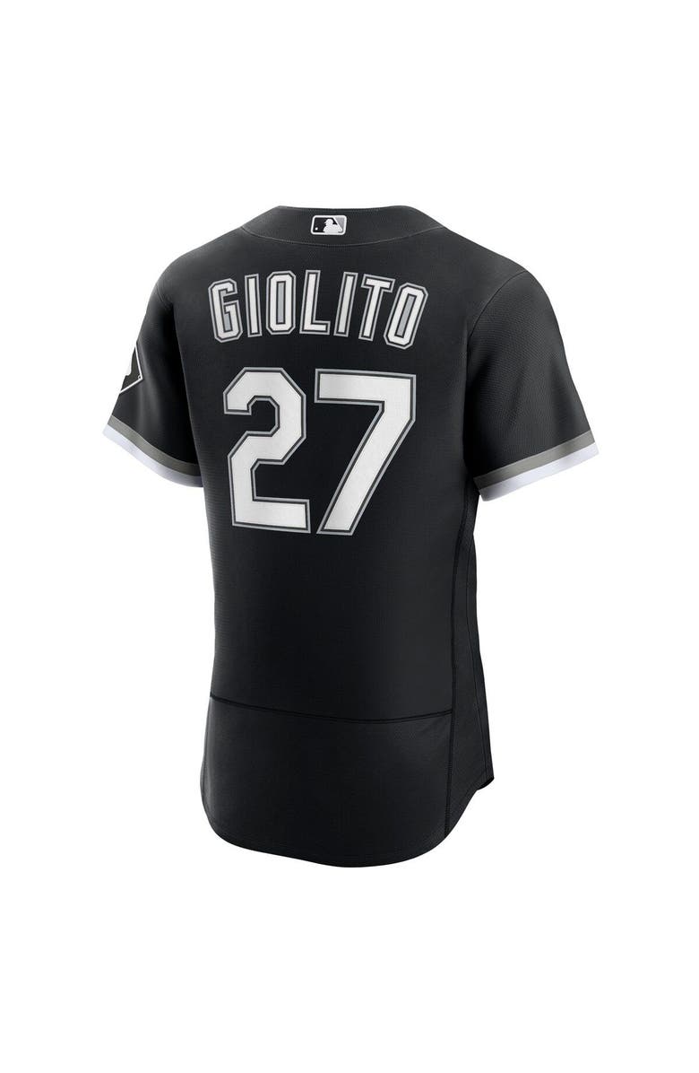 Nike Men's Nike Lucas Giolito Black Chicago White Sox Alternate Authentic Player Jersey, Alternate, color,