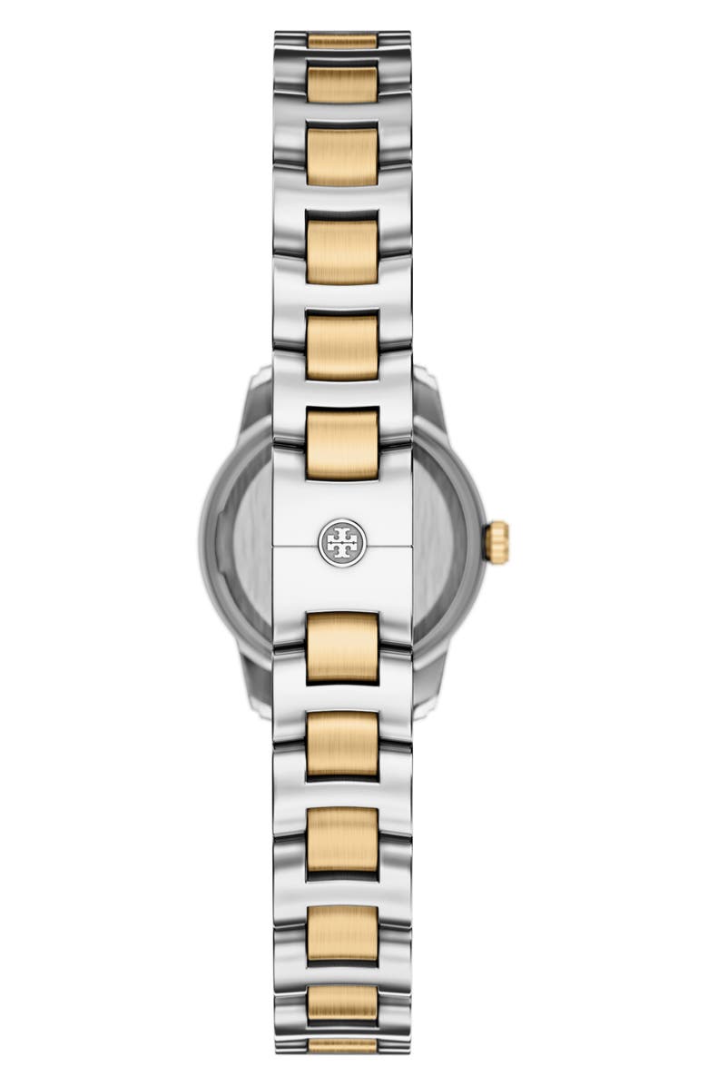 Tory Burch The Mini Miller Bracelet Watch, 22mm, Alternate, color, Two Tone
