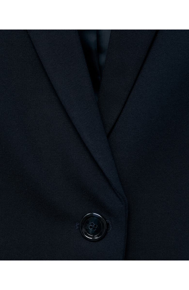 MANGO Fitted Suit Jacket, Alternate, color, Dark Navy