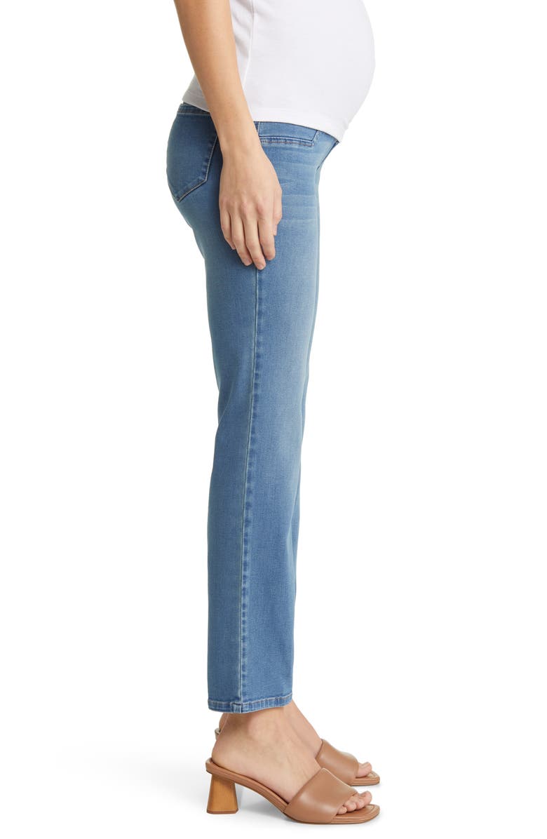 1822 Denim Better Butter Slim Straight Leg Maternity Jeans, Alternate, color, Royce