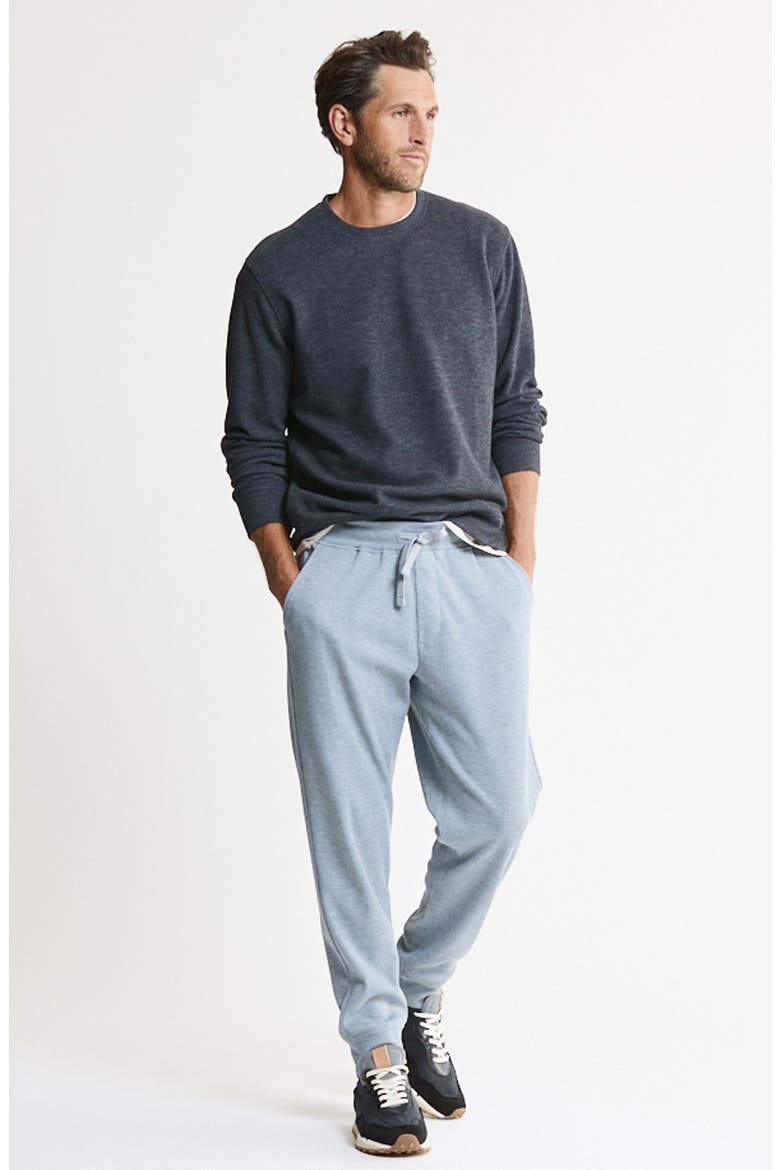 Brushed Waffle Jogger Pants, Alternate, color, LIGHT GREY