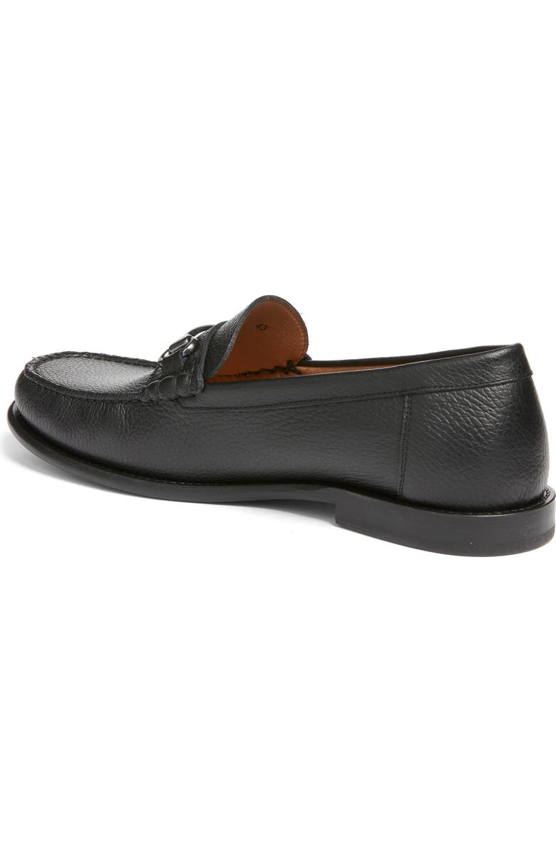 BOSS Tevan Moc Toe Bit Loafer, Alternate, color, Black