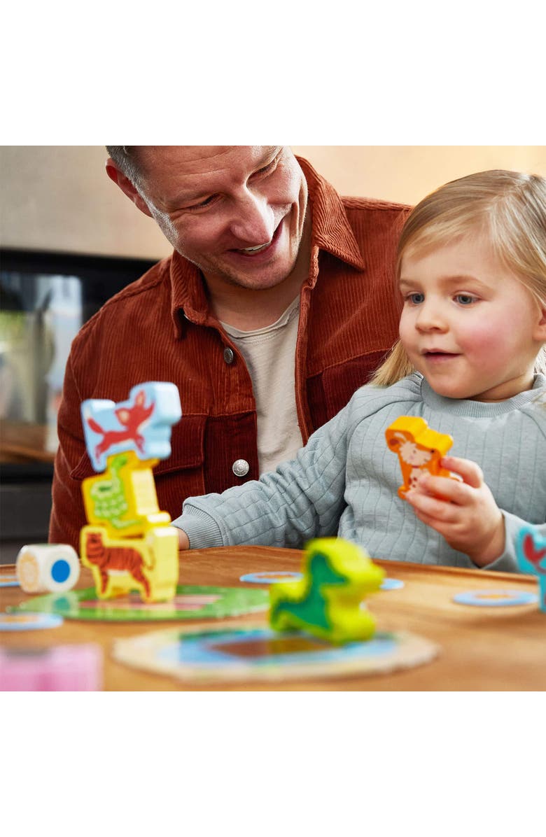HABA My Very First Games - Animal Upon Animal Junior Toddler Stacking Game for Preschool Learning Activities & Fun Family Games for Ages 2+, Alternate, color, Multi