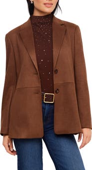 Karen Kane Faux Suede Blazer