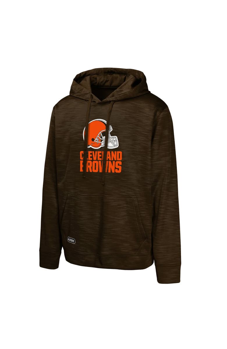 Outerstuff Men's Brown Cleveland Browns Streak Fleece Pullover Hoodie, Alternate, color, Brown