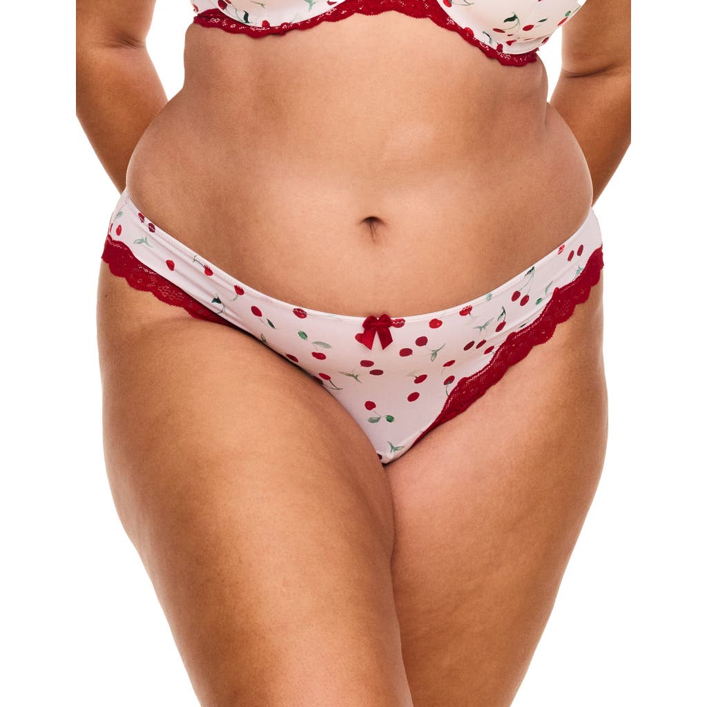 Adore Me Nare Thong Panties In Novelty White