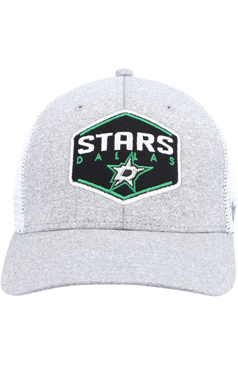 '47 Men's '47 Gray Dallas Stars Hitch Contender Flex Hat, Alternate, color,