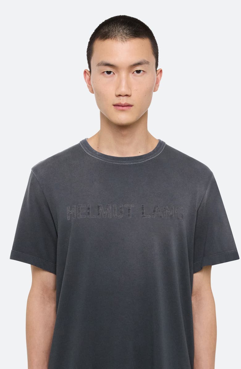Helmut Lang Corduroy Logo Cotton T-Shirt, Alternate, color,
