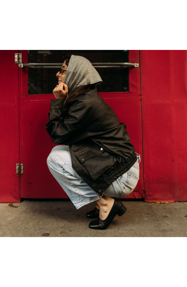 Amie Rafa Planner Mini Block Heel, Alternate, color, Black