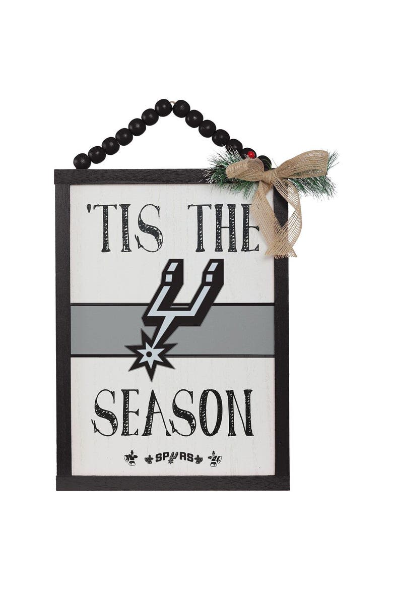 San Antonio Spurs 'Tis the Season Sign, Main, color, Black