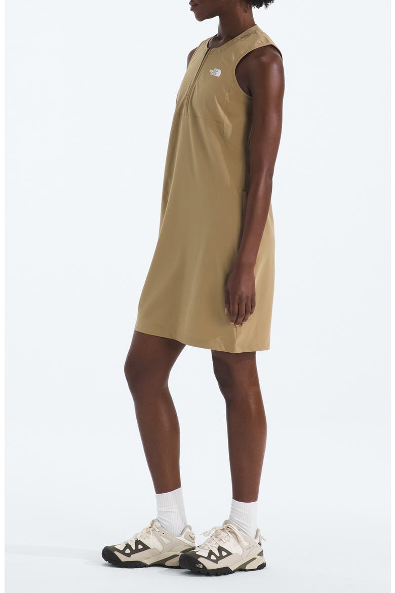 Sleeveless Packable Dress, Alternate, color, KELP TAN