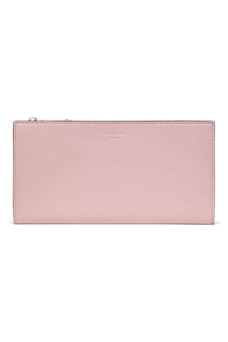 Classic Leather Large Bifold Wallet, Main, color, SMOKEY PETAL