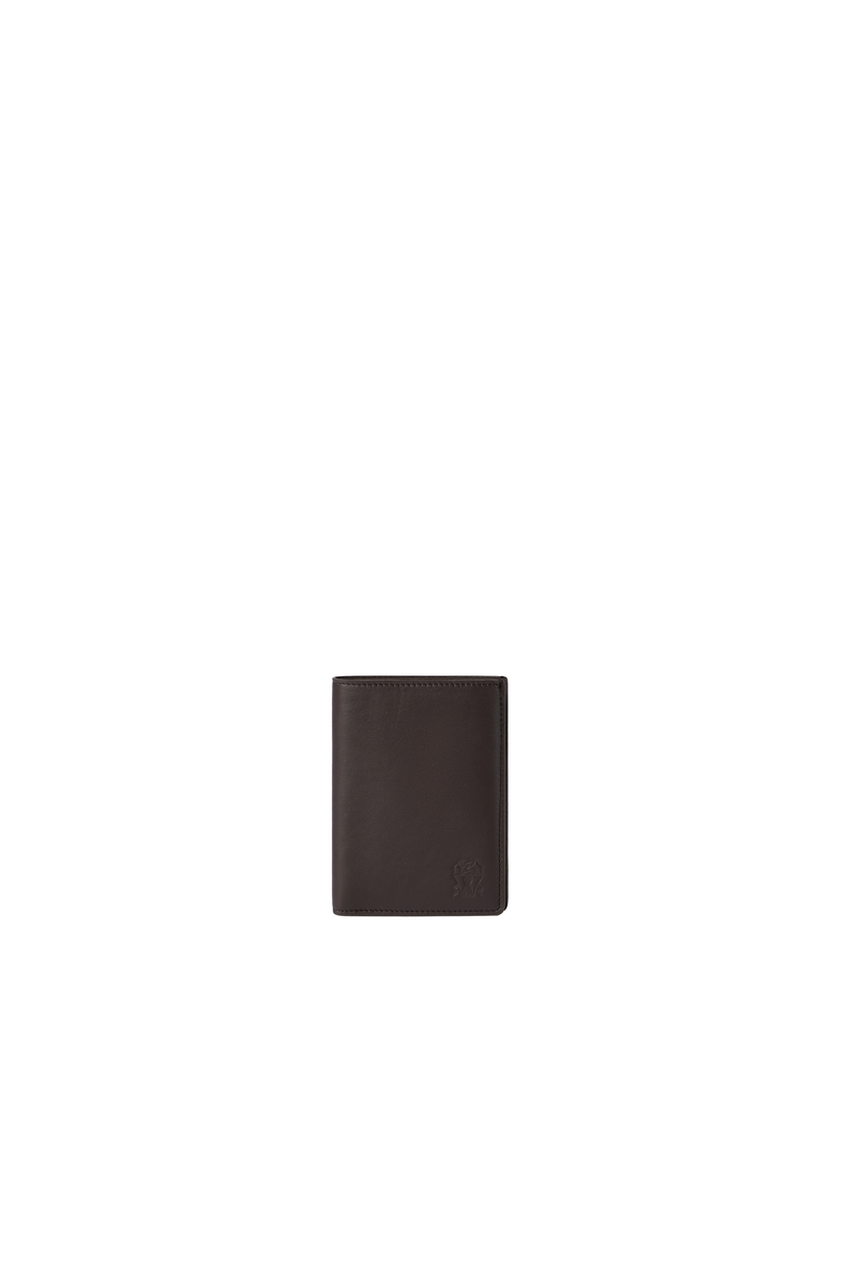 Smooth calfskin passport holder, Alternate, color, Brown