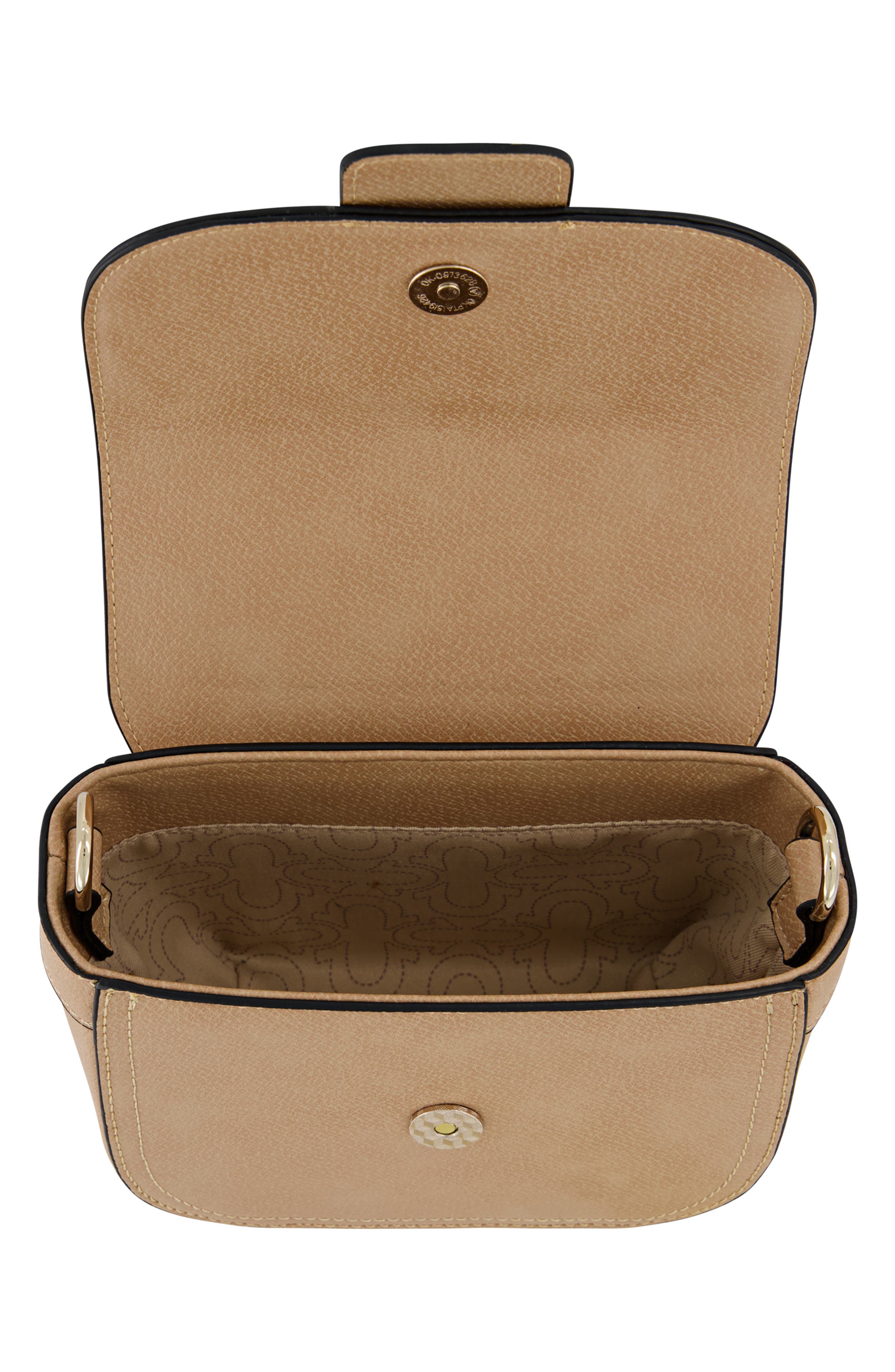 True Religion Mini Flap Crossbody Bag, Alternate, color, Tan