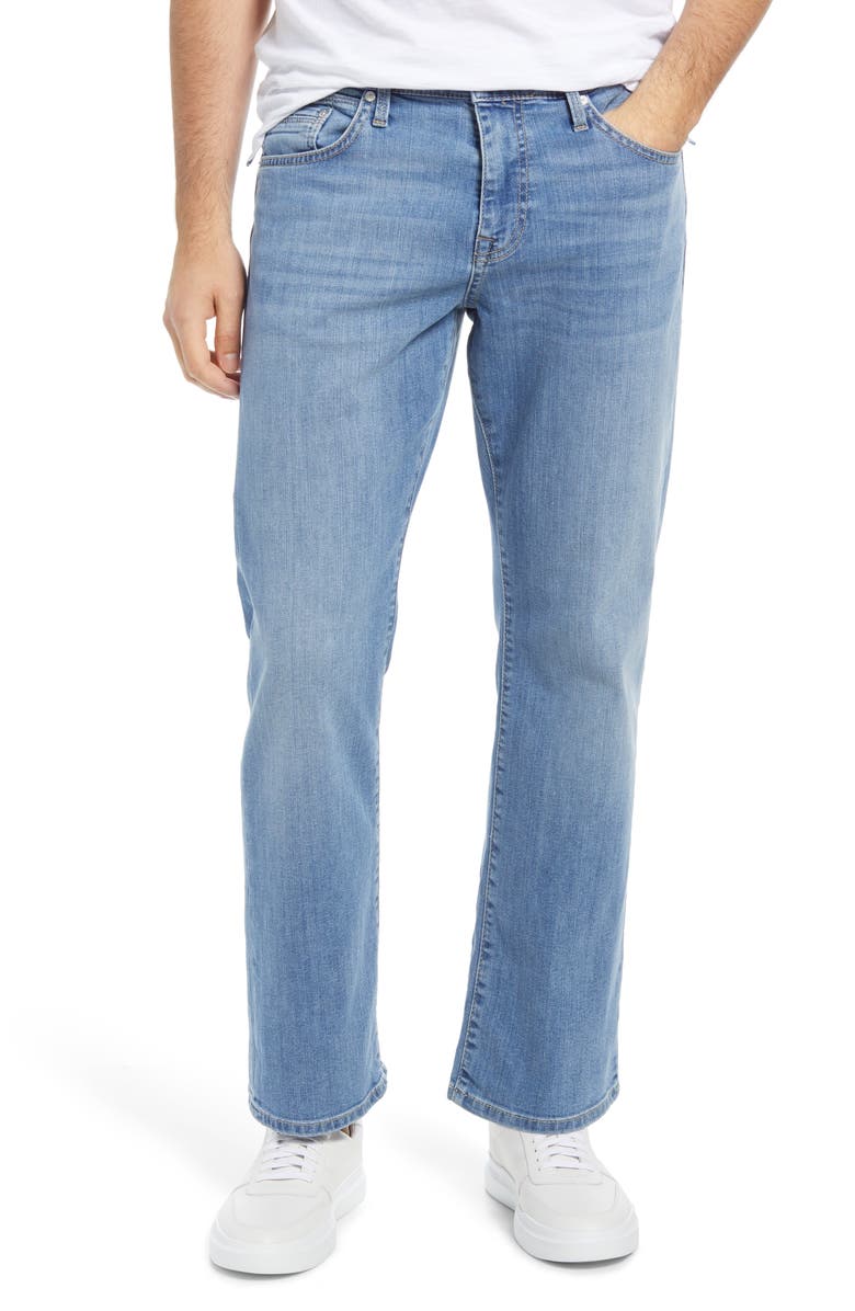 Mavi Jeans Matt Relaxed Straight Fit Jeans, Main, color, Lt Brushed Williamsburg
