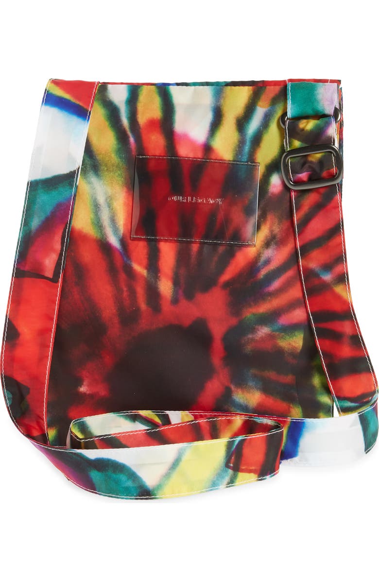 OUR LEGACY Army Melting Flowers Nylon Pocket Bag, Alternate, color,