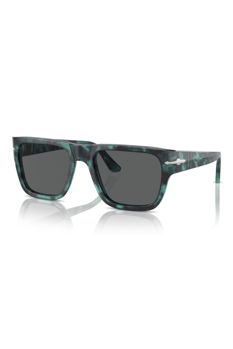 57mm Round Sunglasses, Alternate, color, BLUE HAVANA