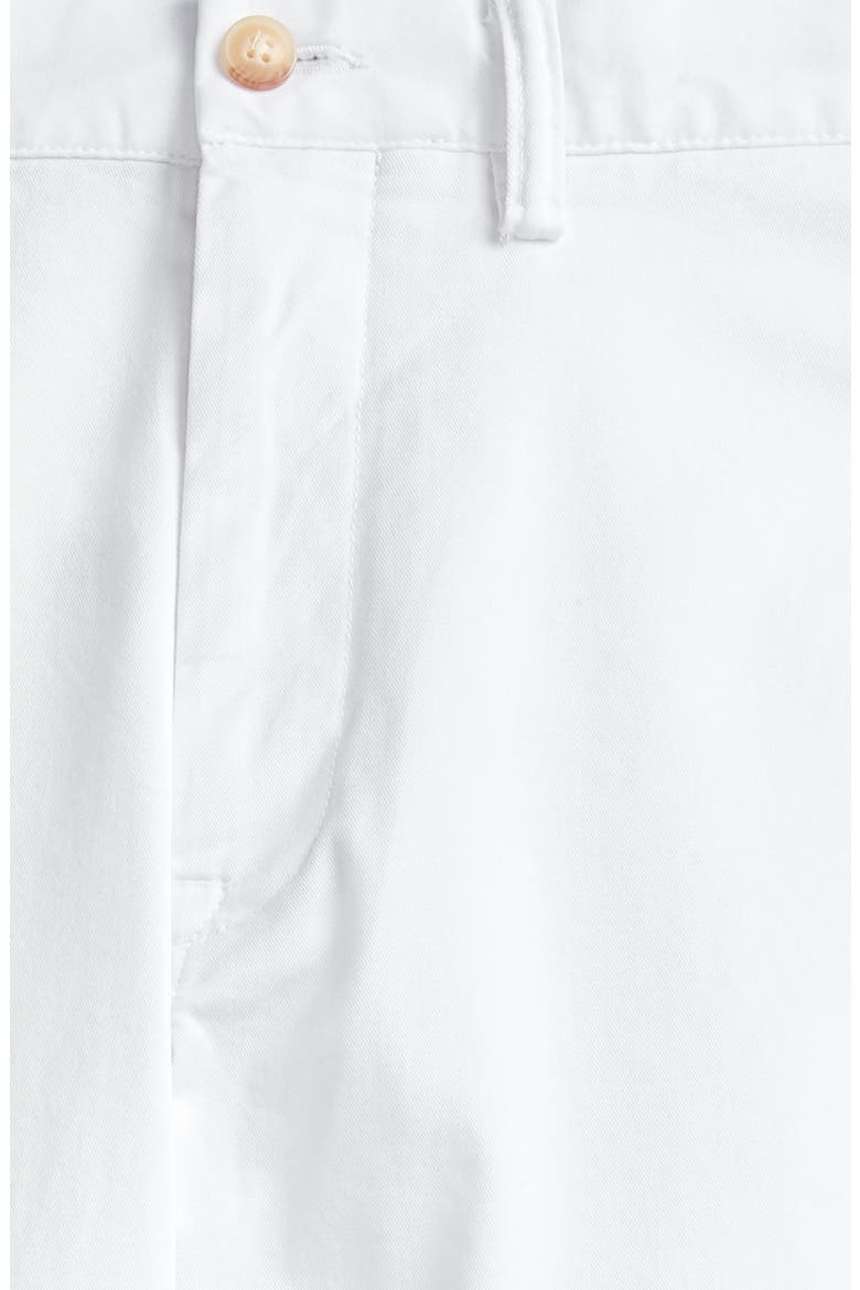 Straight Fit Washed Stretch Chinos, Alternate, color, PURE WHITE