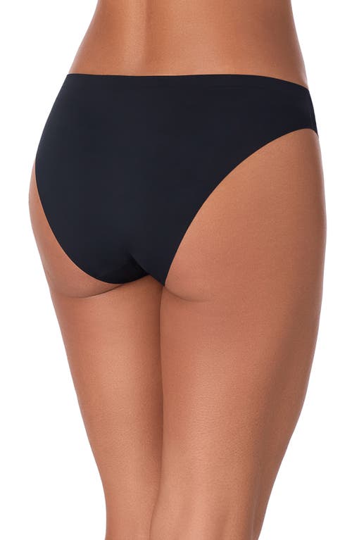 Dkny Laser Cut Bikini In Black/sand/black
