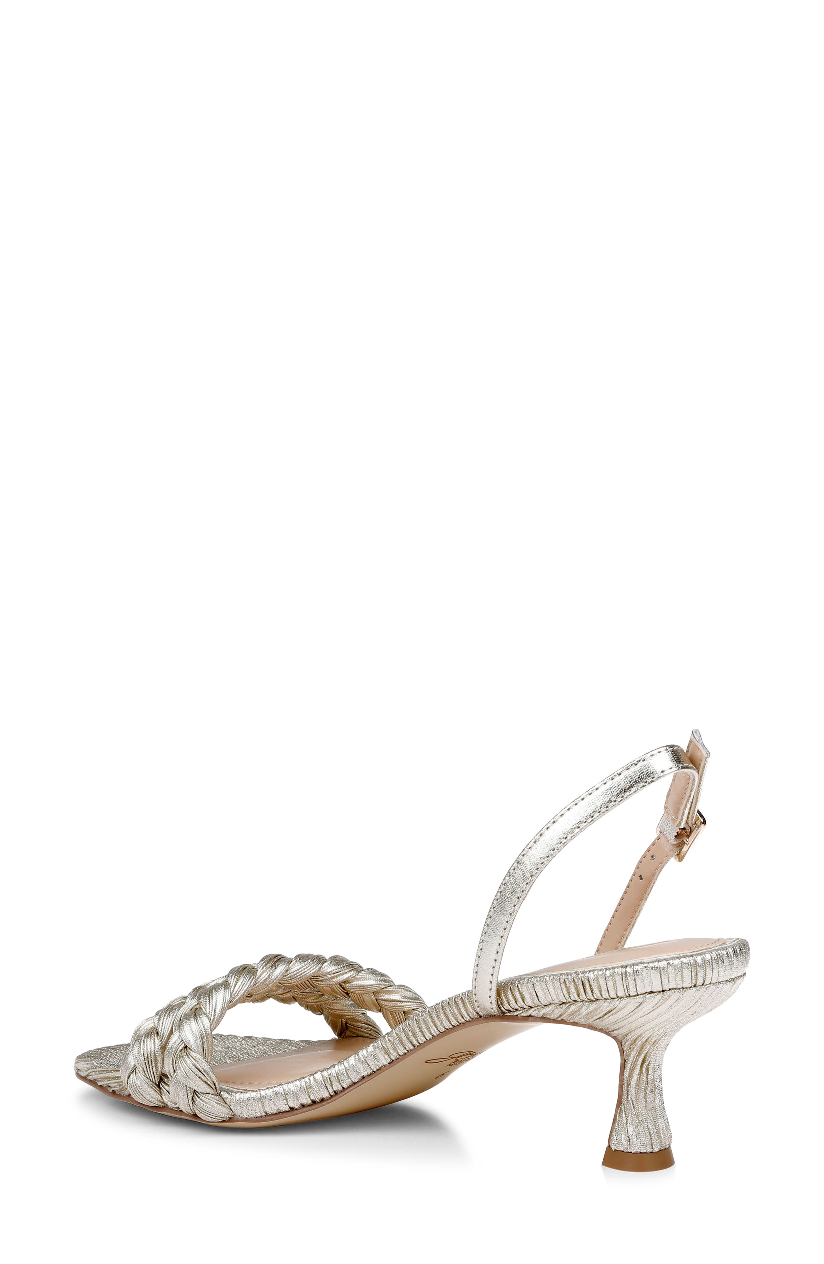 Sharon Slingback Sandal, Alternate, color, CHAMPAGNE GOLD