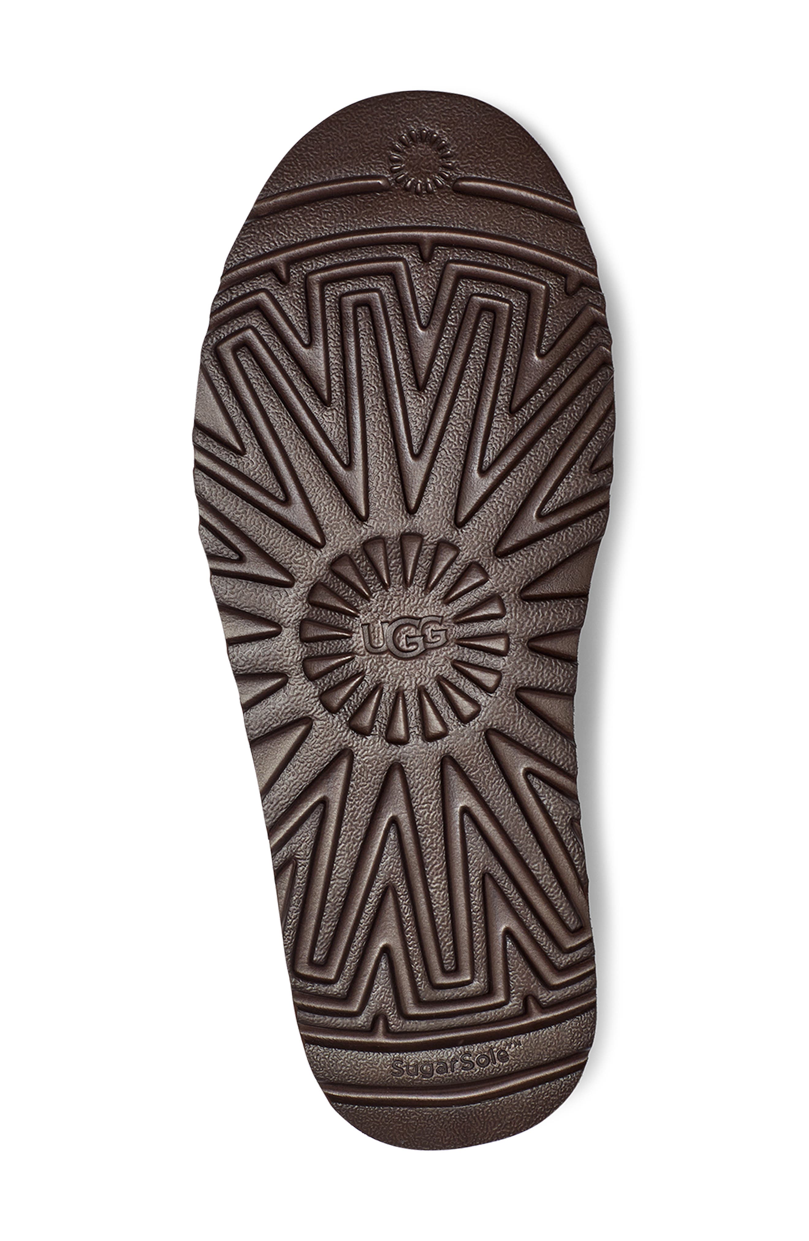 Classic Suede Slipper, Alternate, color, BURNT CEDAR
