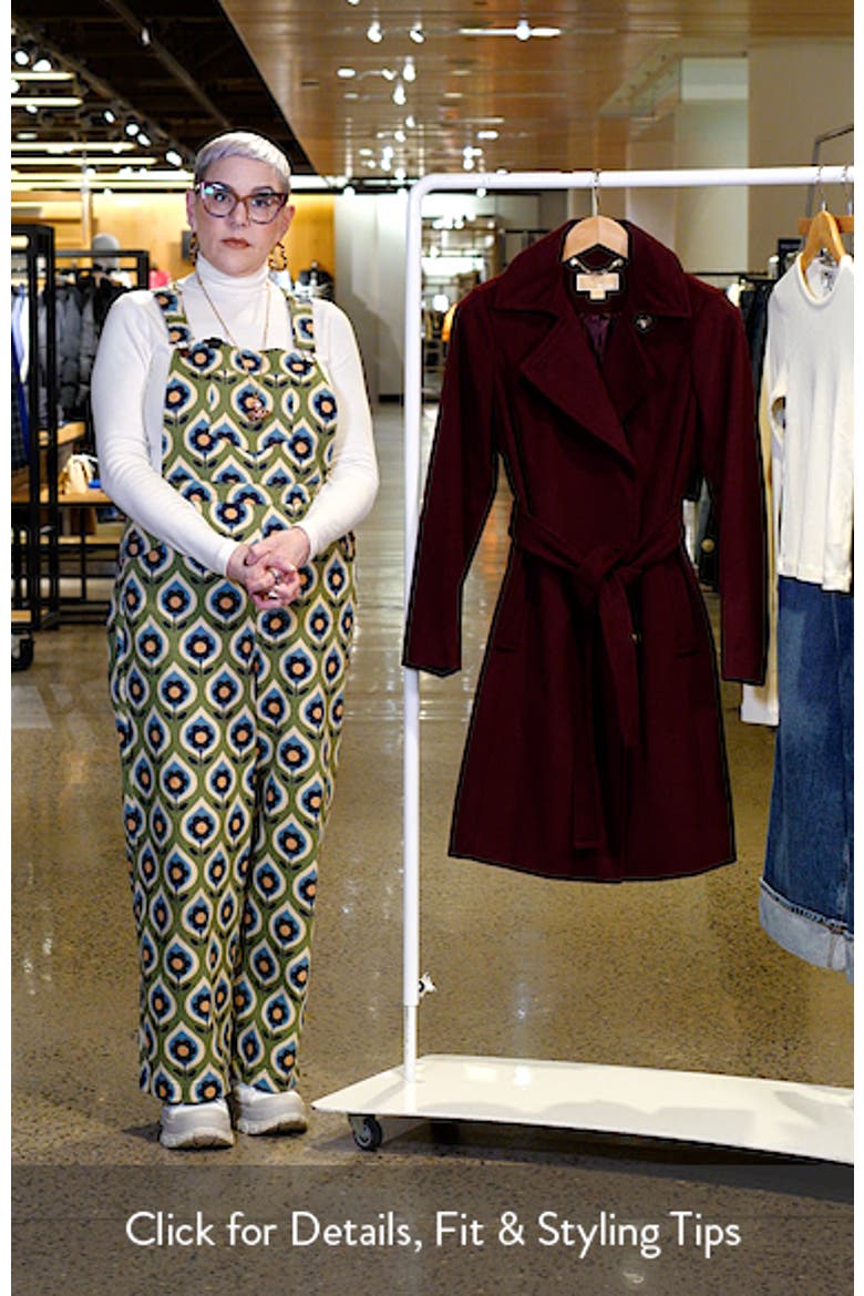 Belted Wool Blend Coat video
