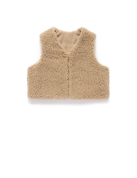 Shearling Reversible Vest