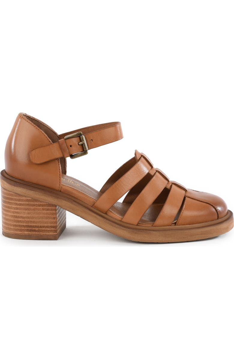 Seychelles Cinematic Ankle Strap Fisherman Sandal, Alternate, color, Tan