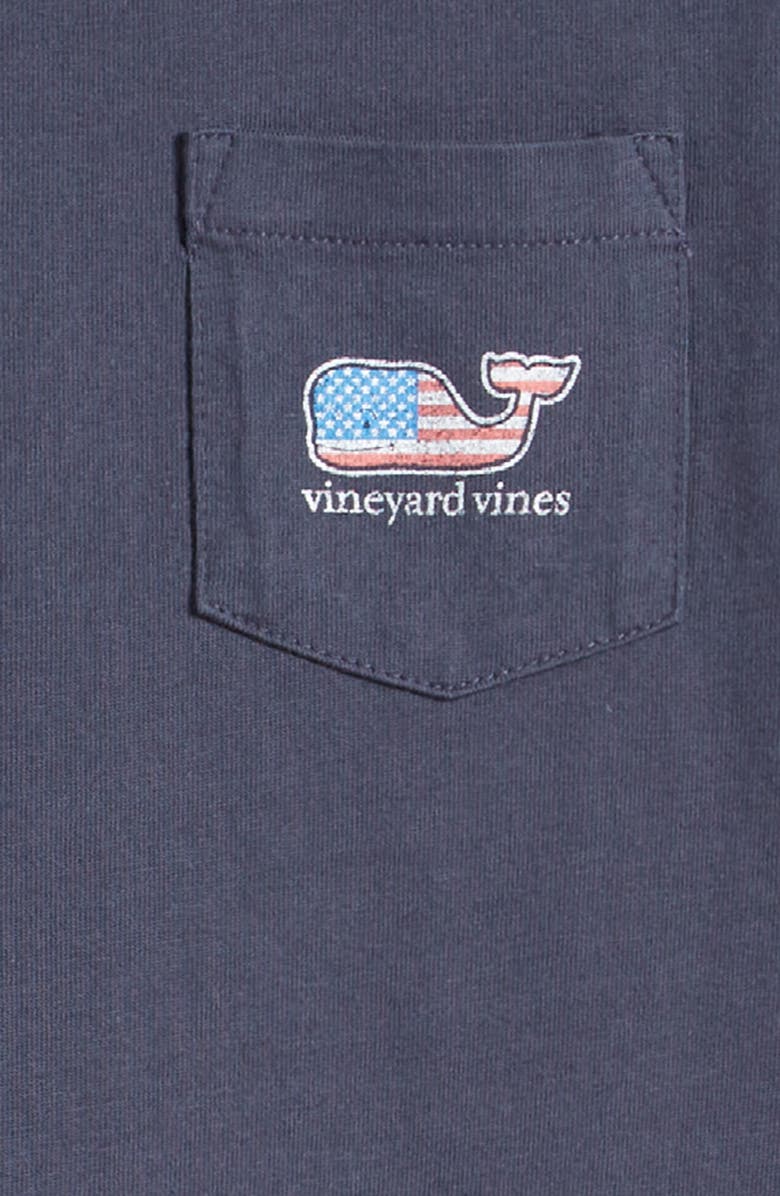 vineyard vines Kids' Flag Pocket Graphic T-Shirt, Alternate, color, Vineyard Navy