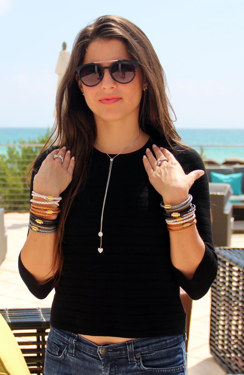 Braided Green Leather Wrap Bracelet