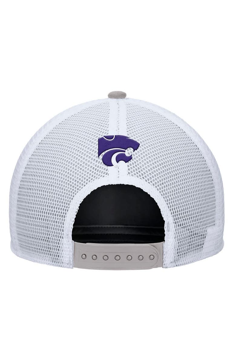 Nike Men's Nike Pewter Kansas State Wildcats 2025 On-Field Rise Trucker Performance Adjustable Hat, Alternate, color, Pewter