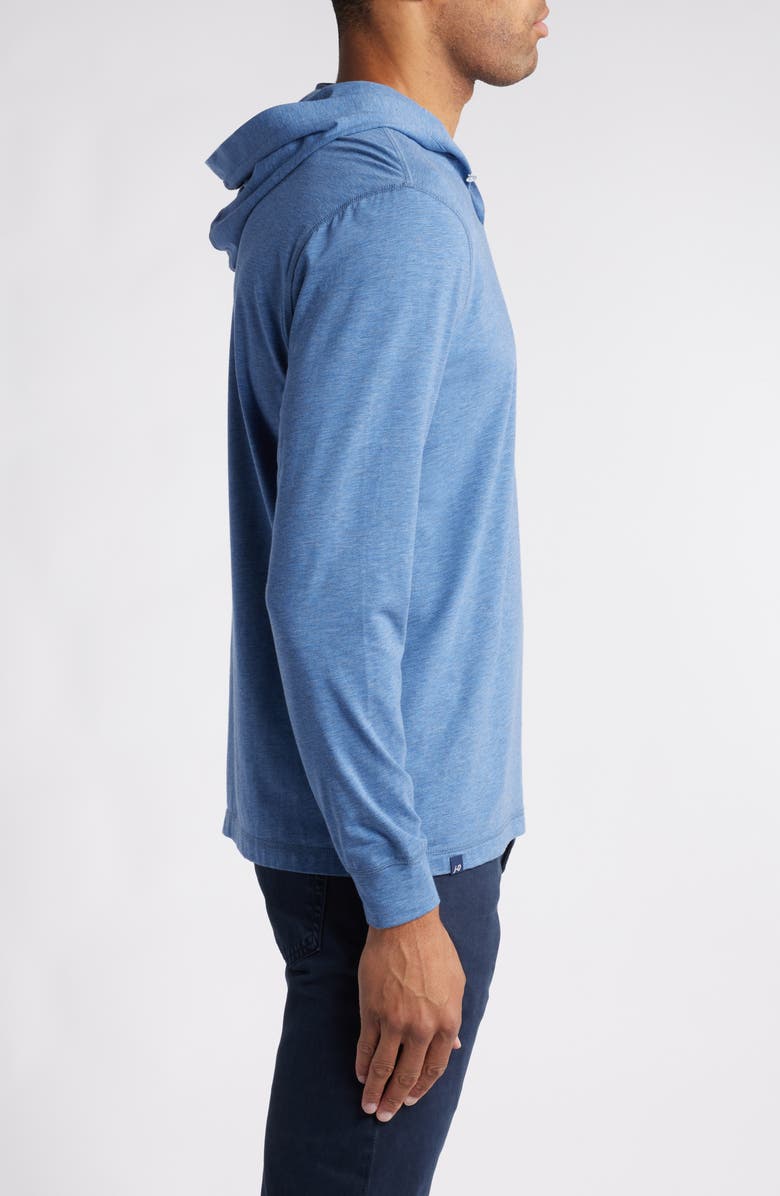 johnnie-O Woodley Henley Hoodie, Alternate, color, 