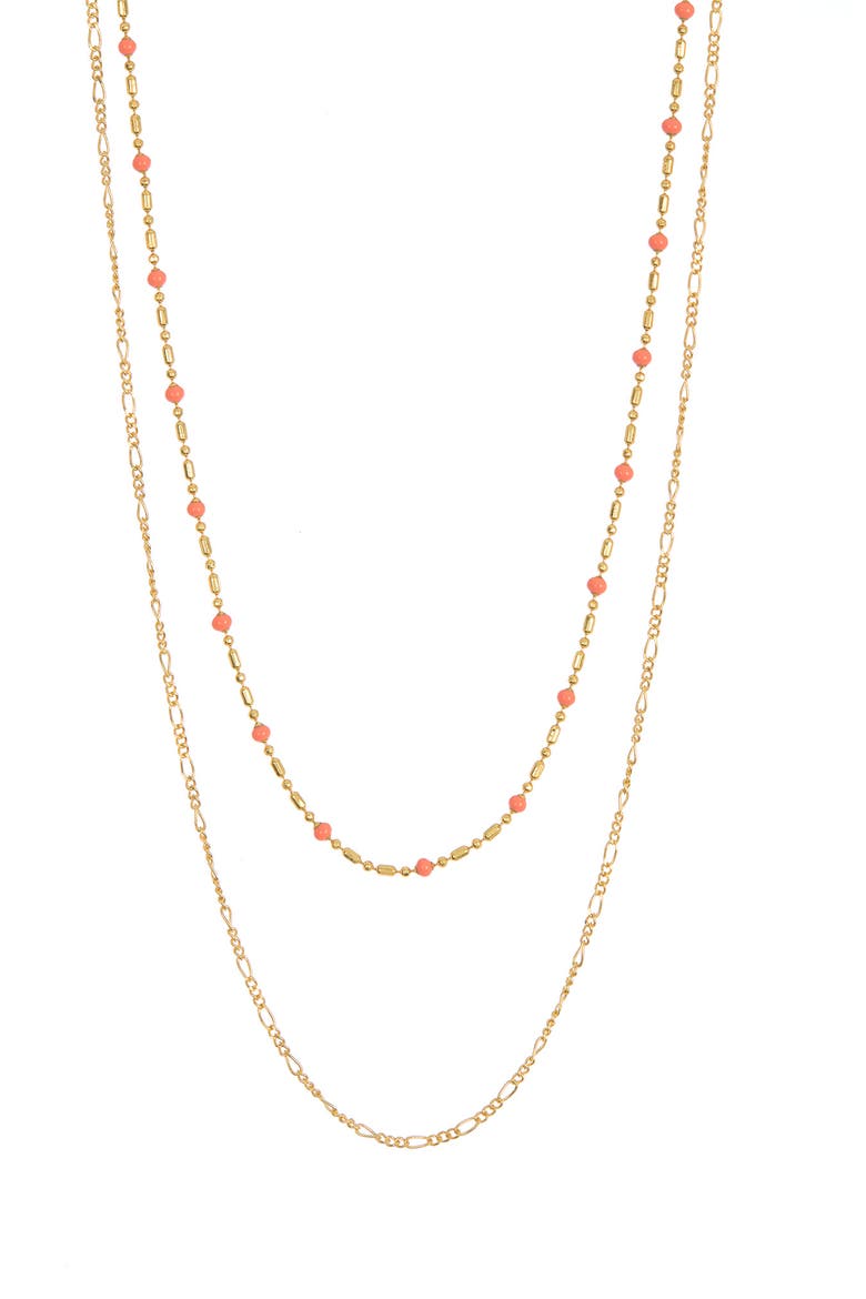 Gemline Stud Earrings, Alternate, color, NEON CORAL