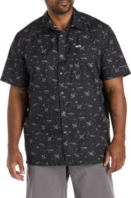 Columbia Big & Tall PFG Super Slack Tide Fish Hunt Sport Shirt