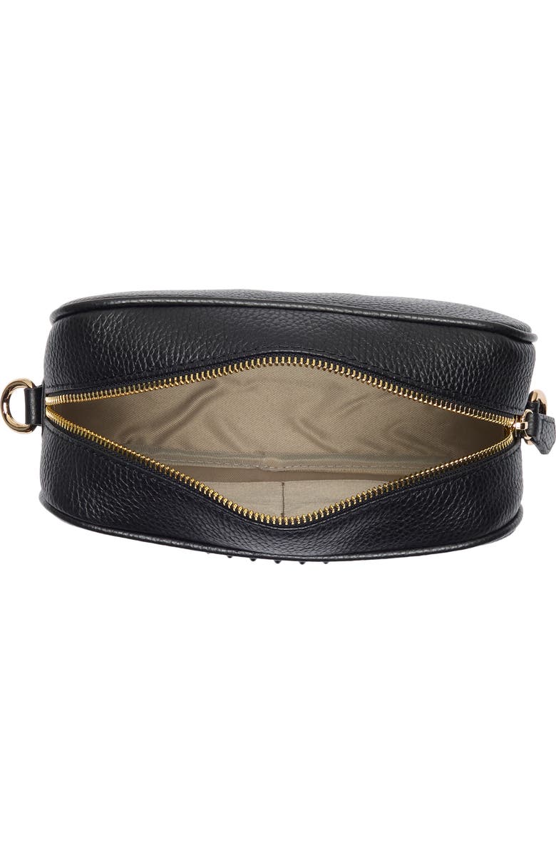 VALENTINO BY MARIO VALENTINO Mia Rockstud Leather Camera Bag, Alternate, color, Black