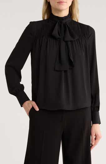 Derek Lam 10 Crosby Valentine Tie Neck Top
