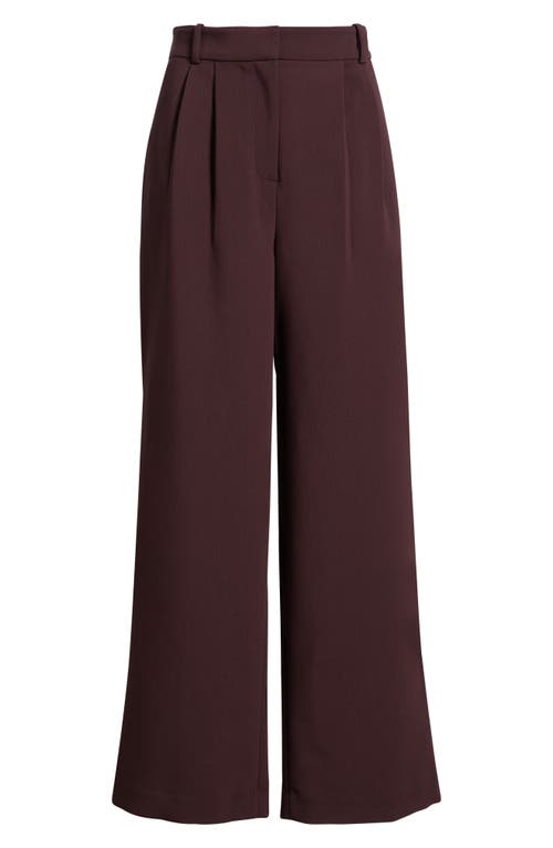 Open Edit The Icon Trousers In Burgundy