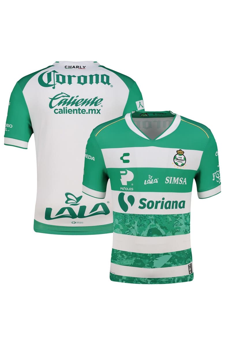 CHARLY Men's Charly  Green Santos Laguna 2025/26 Home Authentic Jersey, Alternate, color, Green