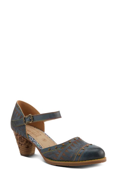 Niobella Ankle Strap Pump (Women)