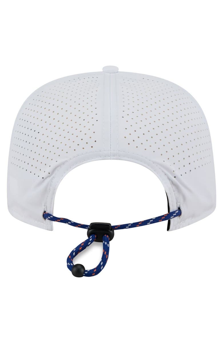 New Era Men's New Era White New York Mets Perforated Golfer Snapback Hat, Alternate, color, 
